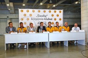 „Šiaulių“ krepšinio klubo siekis kuklus – kilti nuo dugno