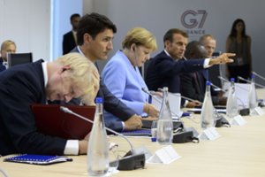 G-7 lyderių susikirtimas dėl Rusijos siunčia pavojaus signalus