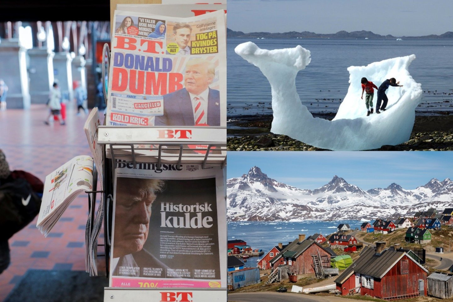  Penktajame dešimtmetyje JAV kartą jau pretendavo į Grenlandiją.<br> lrytas.lt koliažas