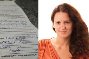 Žinoma moteris tarnybos anketą užpildė su keiksmažodžiais: „Mano vaiko jie neatims! Prisiekiu“