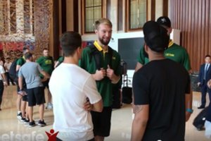 Lietuvos krepšininkus Kinijos Donguane pasitiko Kevinas Pangosas