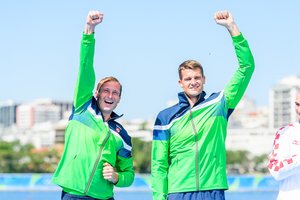 Irkluotojai S. Ritteris, D. Nemeravičius ir M. Griškonis atsidūrė per žingsnį nuo olimpinio kelialapio 