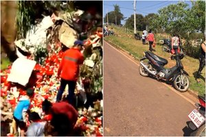 Apvirtus 30 tūkst. skardinių alaus vežusiam sunkvežimiui krovinys greitai išgaravo