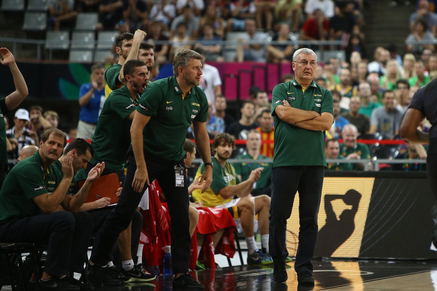 Į rinktinę grįžęs J.Kazlauskas iškovojo Europos sidabrą 2013 ir 2015 m.<br>G.Šiupario nuotr.