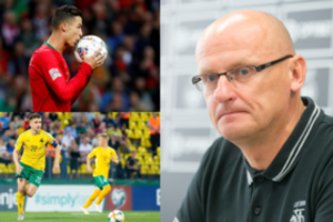 V. Urbonas pasirinko sudėtį, kuri Vilniuje stabdys C. Ronaldo: „Tai įvykis visam Lietuvos futbolui“
