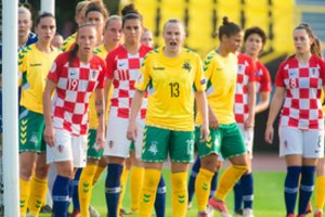 Moterų futbolo rinktinei puikaus įvarčio prieš kroates nepakako