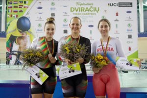 Lietuvos dviratininkai iškovojo dar keturis tarptautinių varžybų Panevėžyje medalius