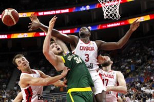 Net 37 taškus per kėlinį pelnę kanadiečiai vis dėlto gavo skaudų antausį nuo Australijos