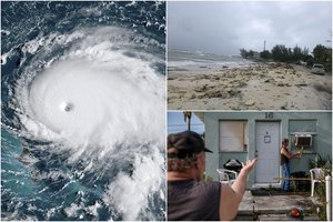 JAV netrukus smogs 5 kategorijos uraganas: žmonės evakuojasi arba užsibarikadavo