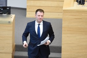 Finansų ministras V. Šapoka: „Turime padėkoti Lietuvos žmonėms“