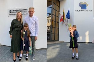Buvusi „Dinamika“ vokalistė Viktorija Mauručaitė dukrą išleido į Kauno licėjų