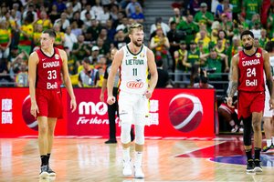 Kelialapį kumštyje suspaudęs D. Sabonis įvardijo svarbiausią rinktinės pergalių garantą