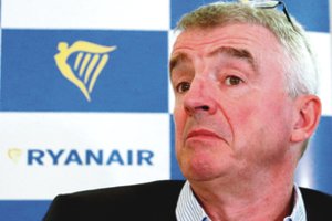 „Ryanair“ vadovaus terminatorius