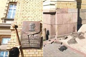 Atminimo lentą sudaužęs S. Tomas kratosi kaltės ir ištraukė žydų kortą