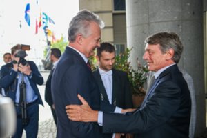 G. Nausėda susitiko su Europos Parlamento vadovu aptarti ES biudžeto