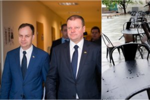 S. Skvernelis: žmonės skęsta ne dėl to, kad prisigeria lauko kavinėse