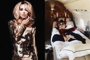 Dainininkė Loboda į Palangą atvyko privačiu lėktuvu