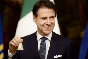 Prisaikdinta proeuropietiška Italijos vyriausybė
