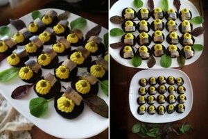 Vieno kąsnio užkandėlės su silke nuo stalo dingsta per kelias minutes