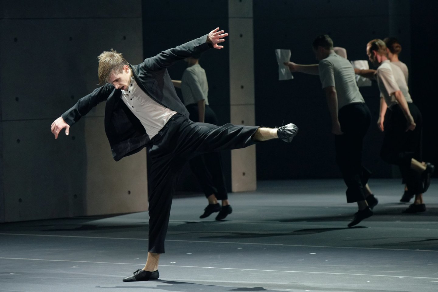 J.Milius – Jozefas K. – balete „Procesas“.<br> M.Aleksos nuotr.