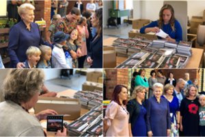 Tulpiakiemyje D. Grybauskaitė rado vietinių sukurtą receptą iš baisaus skurdo