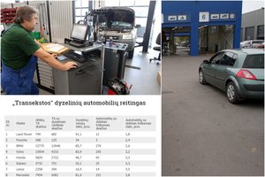 Techninių apžiūrų specialistai paskelbė, kurie dyzeliniai automobiliai mažiausiai genda