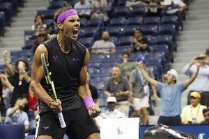 Rafaelis Nadalis iškopė į „US Open“ finalą – laukia rusiškas išbandymas