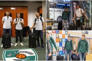 „Žalgiris“ atvyko į Taliną – sulaukė malonaus estų sutikimo