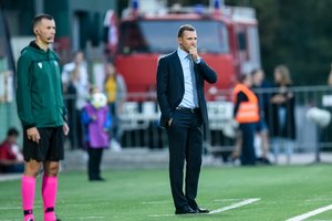 Politikos nuošalyje nepalikęs A. Ševčenka įvertino Lietuvos rinktinę: „Yra ieškojimo procese“