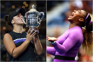 Kartų kaita moterų teniso pasaulyje: 19-metė Kanados atstovė nukarūnavo S. Williams „US Open“ finale