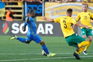 Ukrainos žiniasklaidos nenustebino Lietuvos futbolininkų bejėgiškumas