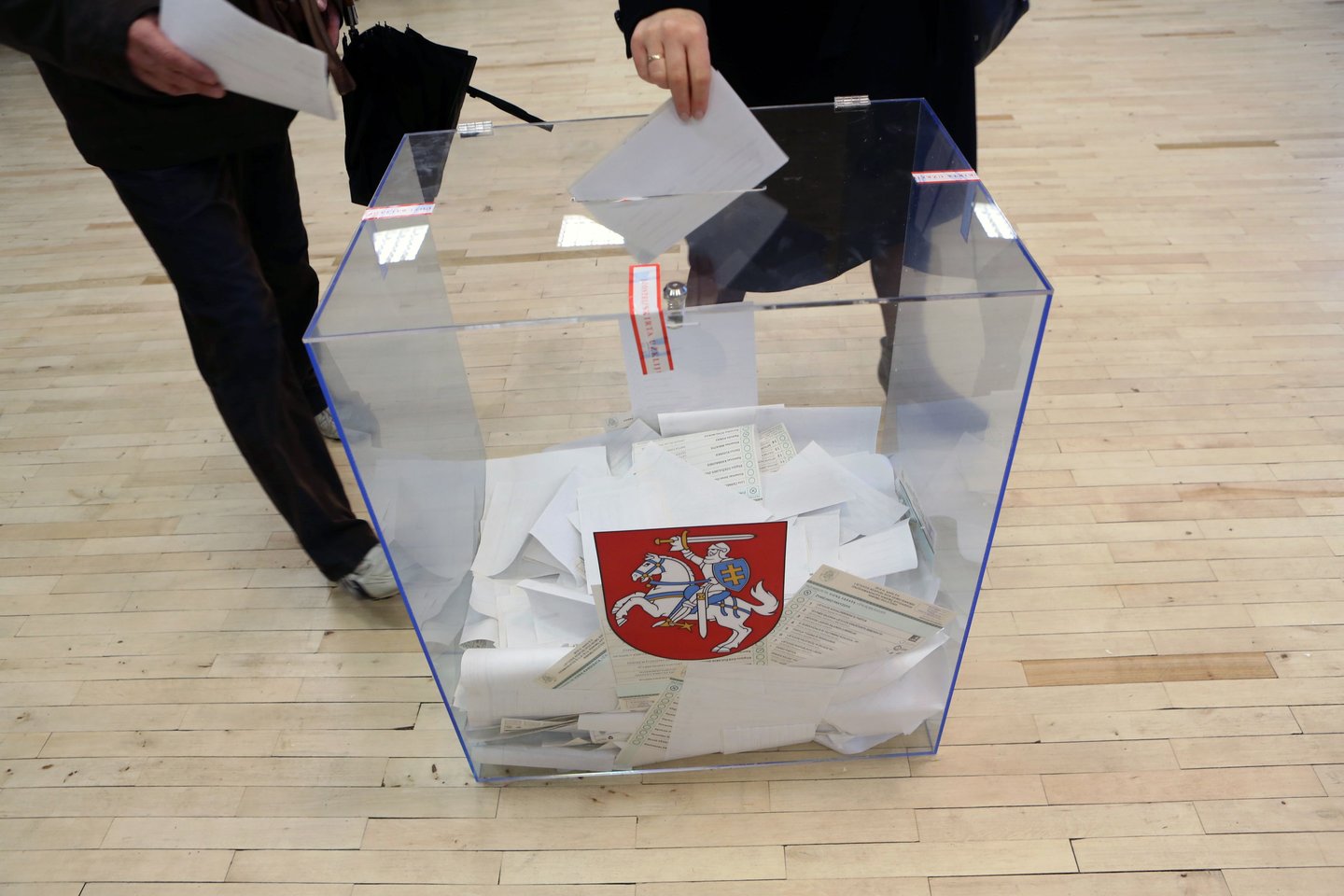 Žirmūnų, Gargždų ir Žiemgalos rinkimų apylinkėse sekmadienį prasidėjo balsavimas renkant Seimo narius į tris laisvas vietas.<br>M.Patašiaus nuotr.