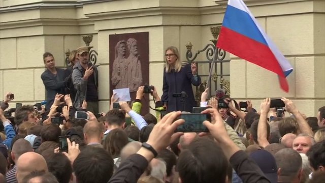 Kelis mėnesius Maskvoje vykusius masinius protestus vainikuoja vietos rinkimai
