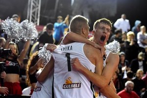 Lietuvos jaunių trijulių krepšinio rinktinė Europos pirmenybėse iškovojo auksą!