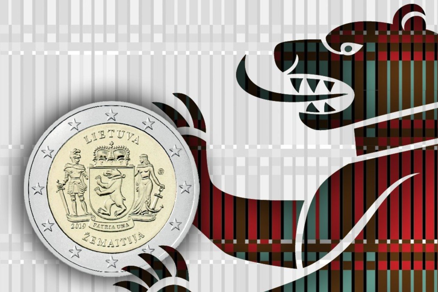  Proginė moneta Žemaitijai yra pirmoji iš serijos „Lietuvos etnografiniai regionai“.<br> LB nuotr. 