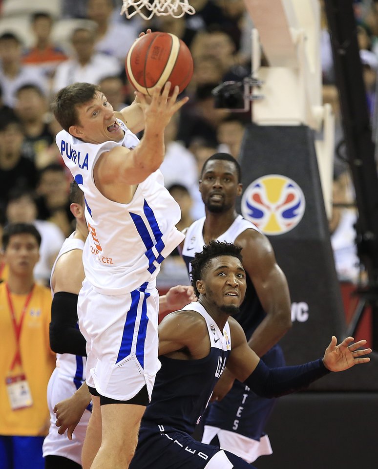 Pirmą kartą pasaulio čempionate žaidžiantys Čekijos krepšininkai prasimušė į turnyro ketvirtfinalį<br>Reuters/Scanpix.com nuotr.