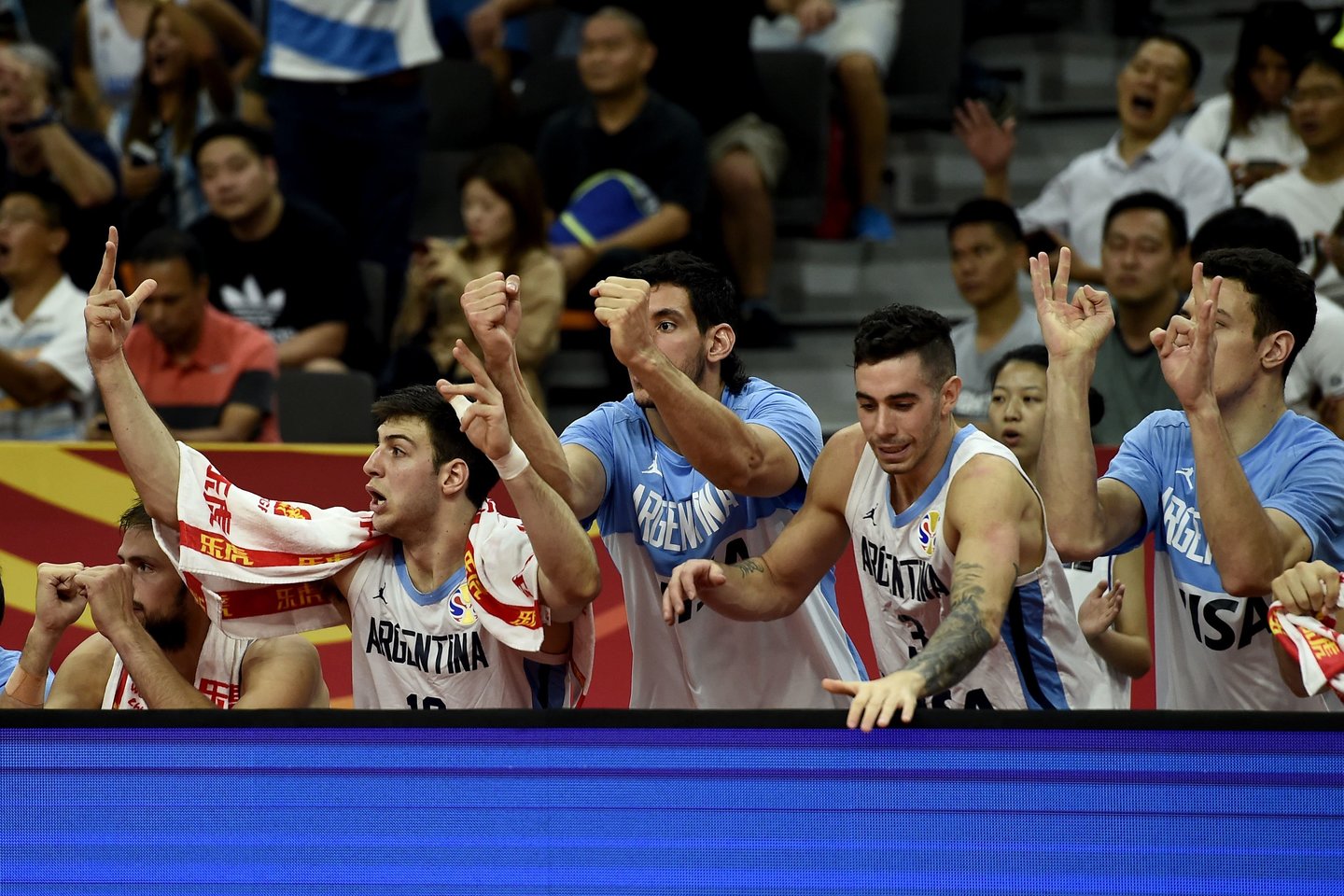 Argentina įveikė Serbiją ir pateko į pusfinalį.<br>scanpix nuotr.