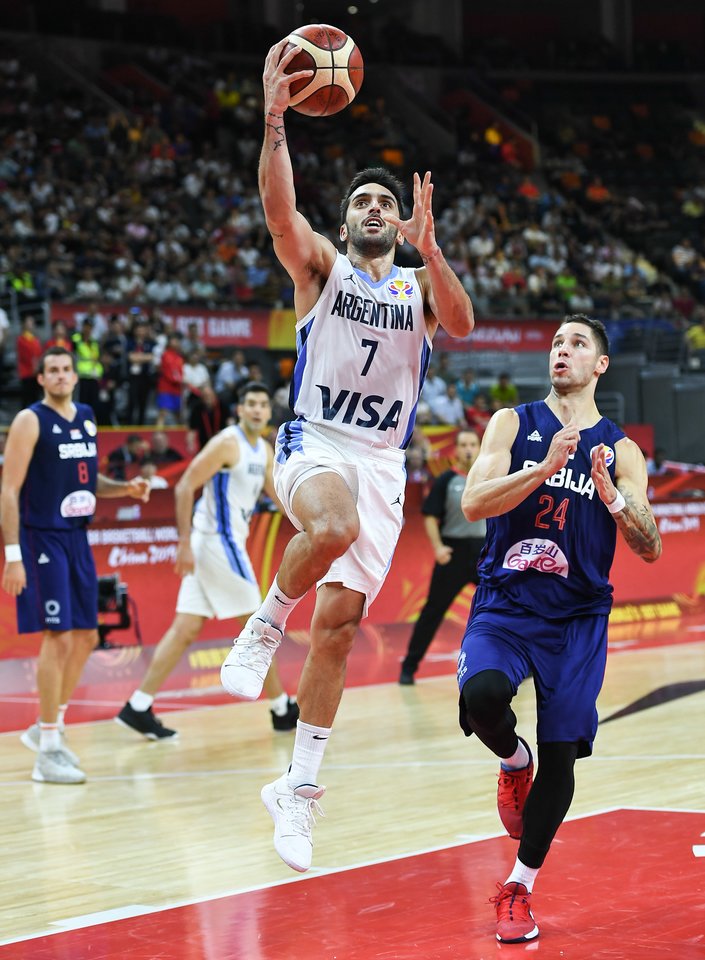 Argentina įveikė Serbiją ir pateko į pusfinalį.<br>scanpix nuotr.