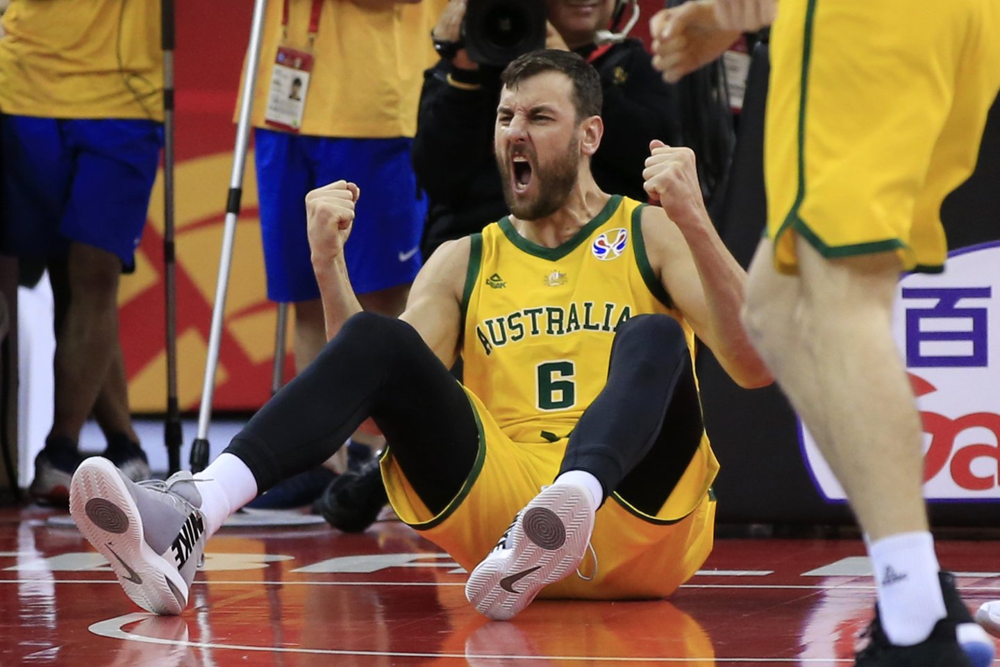 Australijos rinktinė ketvirtfinalyje nugalėjo čekus.<br>Reuters/Scanpix nuotr.