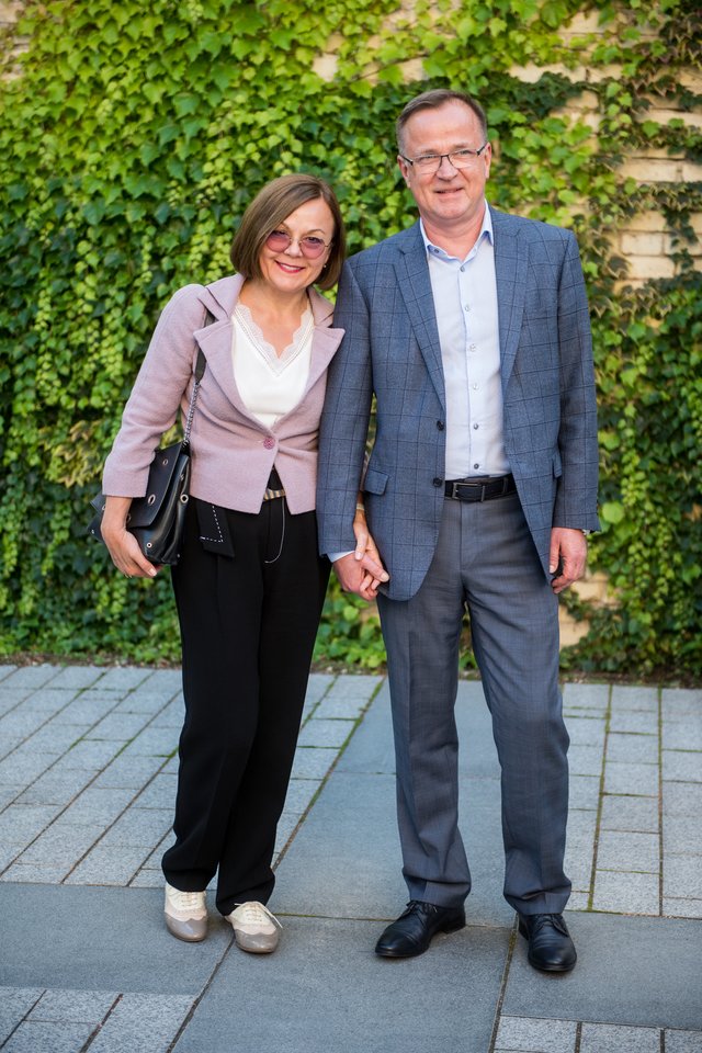 Antanas Zabulis su žmona Ramune.<br> D.Umbraso nuotr.