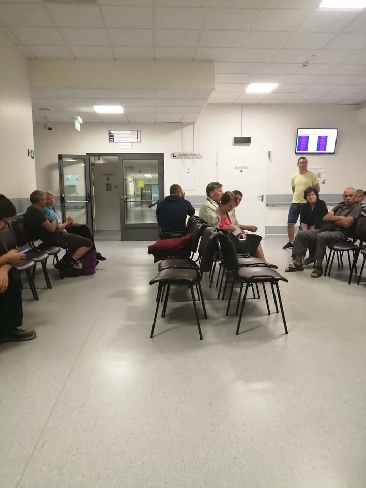 Naktis Kauno klinikų Skubios pagalbos skyriuje.<br>Skaitytojo nuotr.