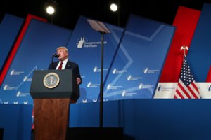 D. Trumpas prognozavo, kas bus jo varžovas 2020 metų rinkimuose