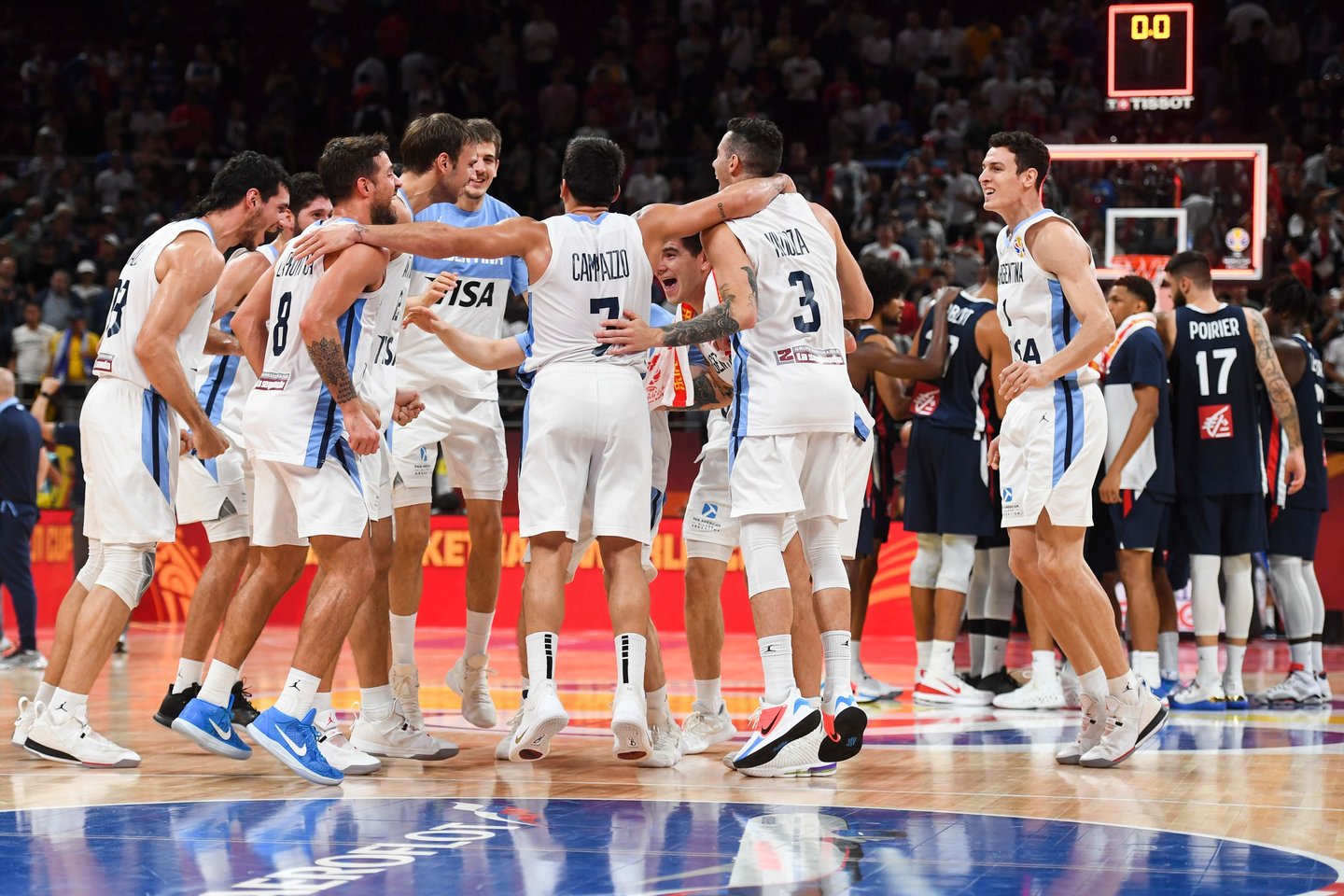 Argentinos rinktinė susitvarkė su Prancūzija pasaulio čempionato pusfinalyje ir žais finale<br>AFP/Scanpix.com nuotr.