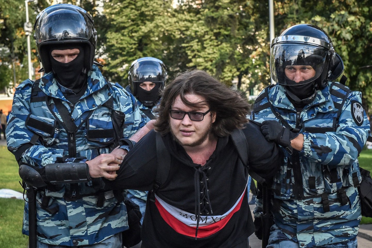  Rusijos prezidento V.Putino administracija Maskvoje vykusių protestų nelaiko politinės krizės išraiška.<br>AFP/Scanpix nuotr.