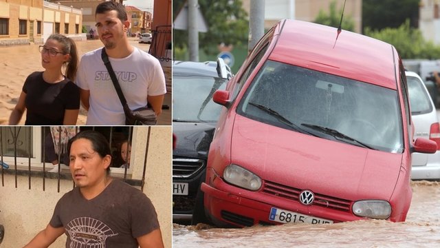 Apie chaosą Ispanijoje prabilo vietiniai: „Viskas po vandeniu – automobiliai, žmonės“