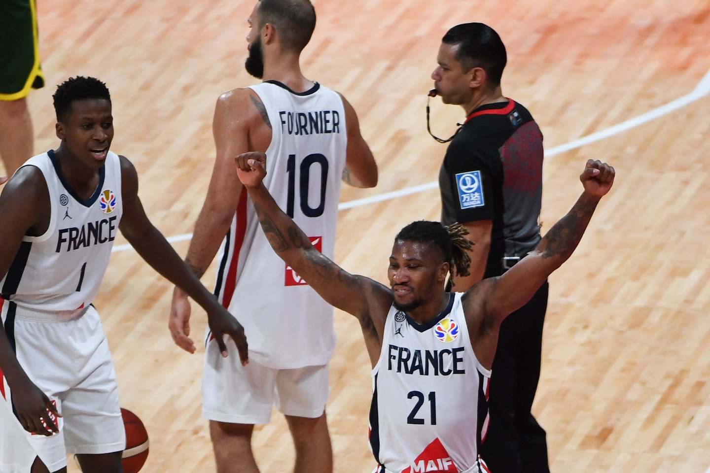 Prancūzija nugalėjo australus ir iškovojo bronzos medalius.<br> AFP/Scanpix nuotr.