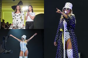 ​Koncerte Paryžiuje Rita Ora vilkėjo dizainerės Agnės Kuzmickaitės drabužių derinį