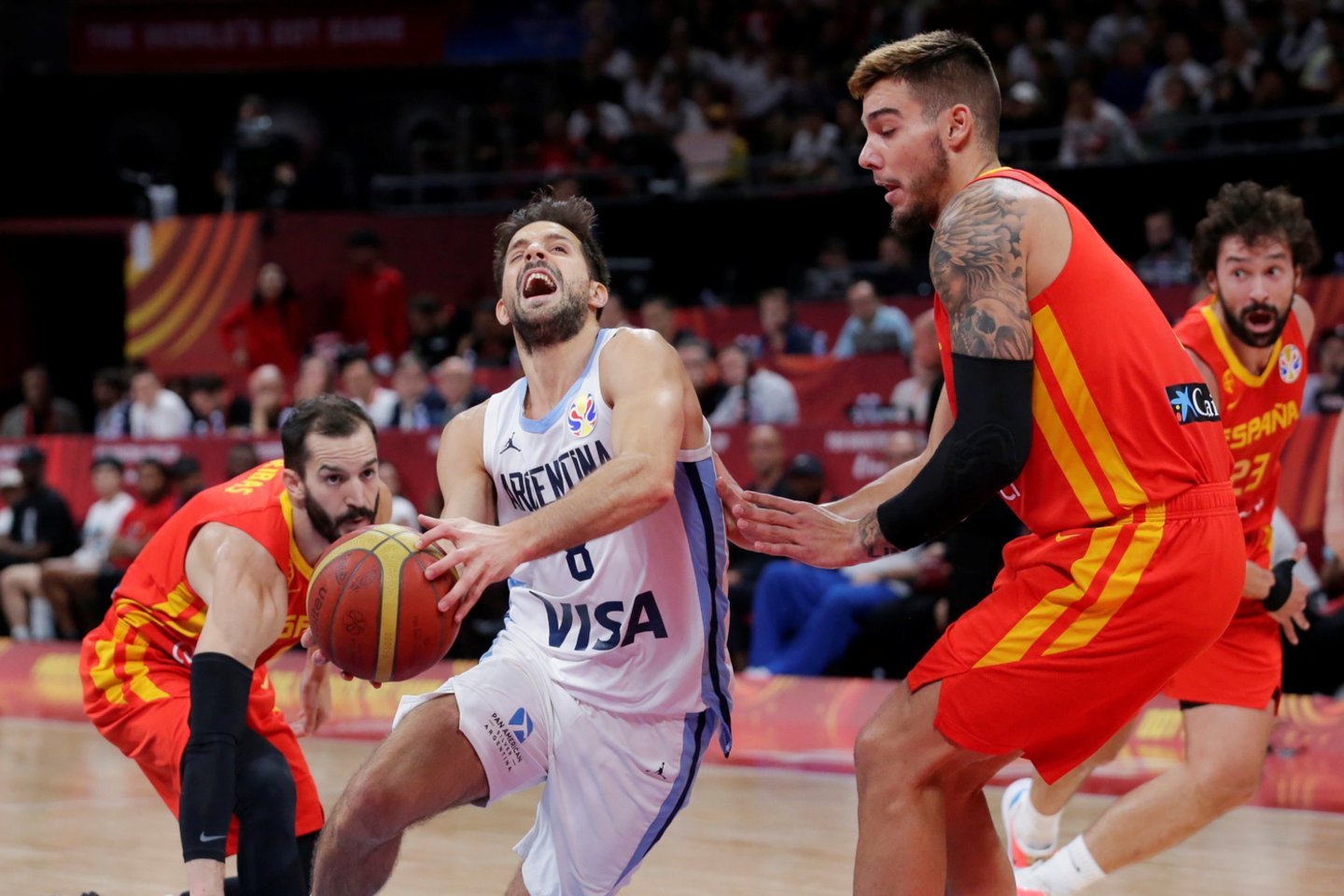Ispanija finale nugalėjo Argentiną ir tapo pasaulio čempionais.<br>Reuters/Scanpix nuotr.