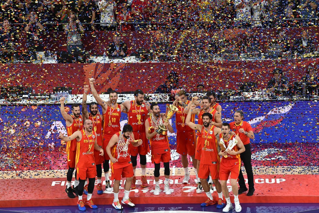  Ispanija finale nugalėjo Argentiną ir pasidabino aukso medaliais.<br> AFP/Scanpix nuotr.
