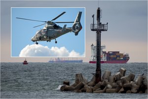 Prie Klaipėdos uosto vartų apvirto lenkų jachta: vienas žmogus mirė, vienas dingo